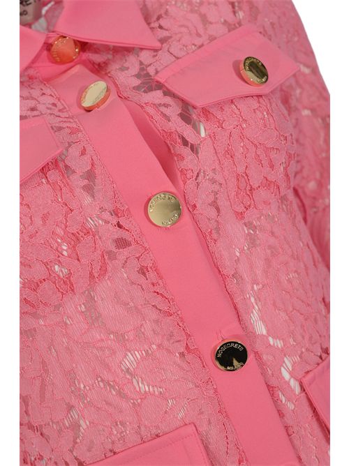 Giacca Sahariana in pizzo Fragola NO SECRETS | 261NS209FRAGOLA